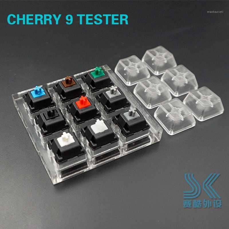 

Switch Tester Cherry MX Kailh Switches Keyboard Tester Kit Clear Keycaps Sampler PCB Mechanical Keyboard Translucent Keycaps Te1