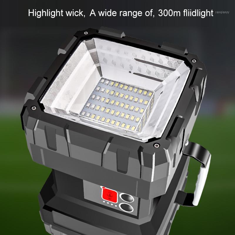 

40W / 60W Portable Dual Light Multifunction Searchlight Super Bright Spotlight Outdoor Fishing Hunting Light Solar1