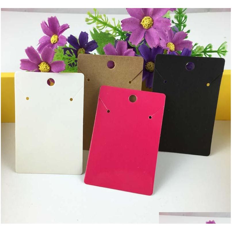 

200Pcs/Lot Necklace&Earring Cards Blank Jewelry Cards Paper Jewelry Display Card Vintage Classic Display Card Cxawc Wuvxp