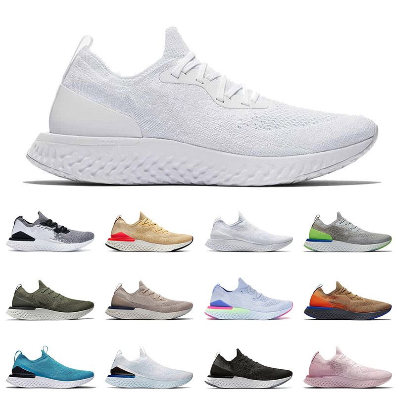 

2022 Top Quality EPIC Fly Running Shoes Knit For Mens Sports Sneakers Triple White Hydrogen Blue Sapphire Hyper Pink Men Women Fashion Trainers 36-45, D33 40-45