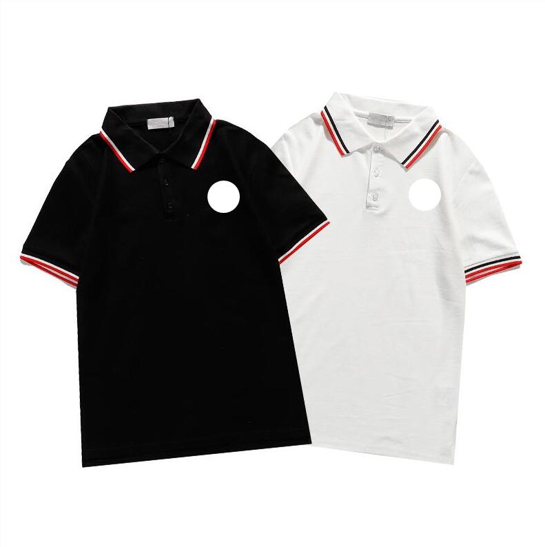 

Summer fashion Design Shirts polos Tops Luxury Letter Embroidery tshirts Mens Women Clothing Short Sleeved tshirt Men Tees, White;black