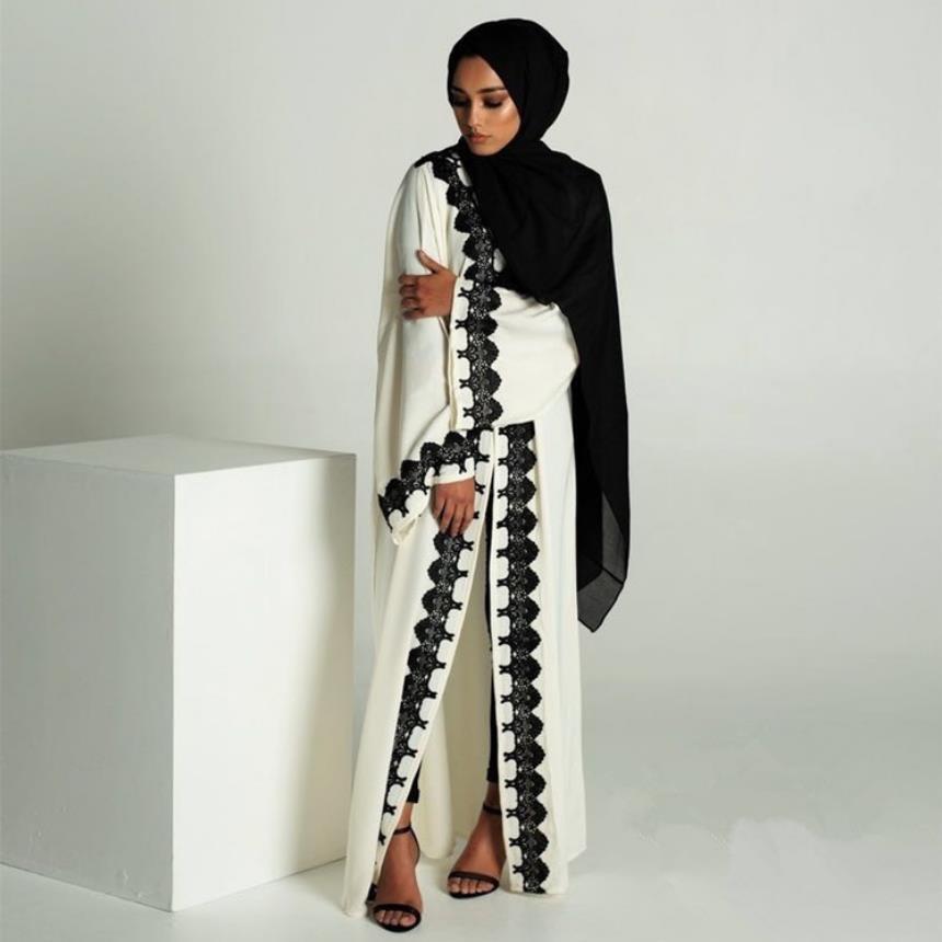 

In addition to full-length adult emboridery Mussulmane lace abaya cardigan robes Arab worship service wj478 clothes