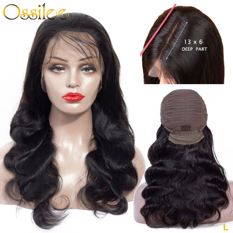 

Ossilee Body Wave 13x4/13x6 Lace Front Wig Brazilian Human Hair Wigs for Women Remy Hair Lace Front Human Wigs 150 Density, As pic
