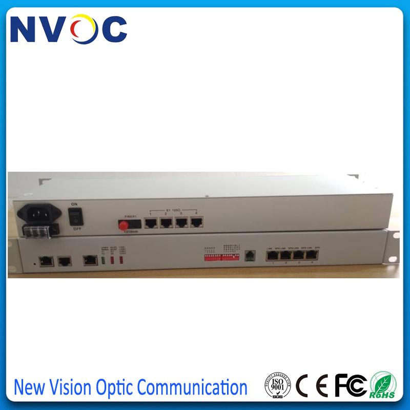 

4E1(120ohms)+4GE PDH Fiber Optical Multiplexer SM Singlel Fiber,FC,20KM,19 Inch Rack 220VAC and -48VDC Dual Power,UK Adaptor