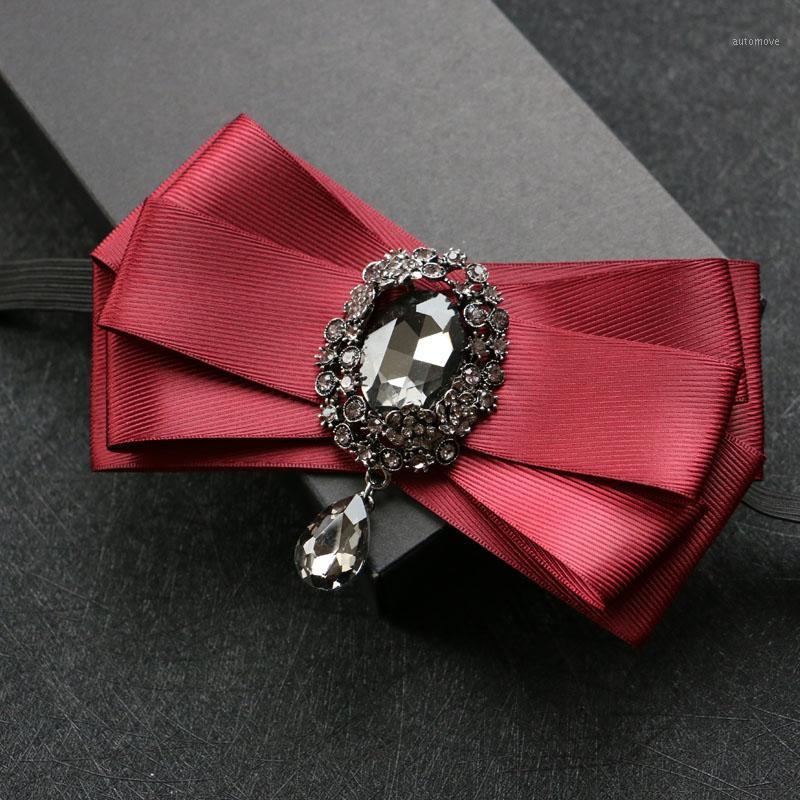

Diamond British Bow Tie Men's Formal Dress Wedding Bowtie Groom Best Man Wedding Korean Style Tide Tie Dress Accessories1