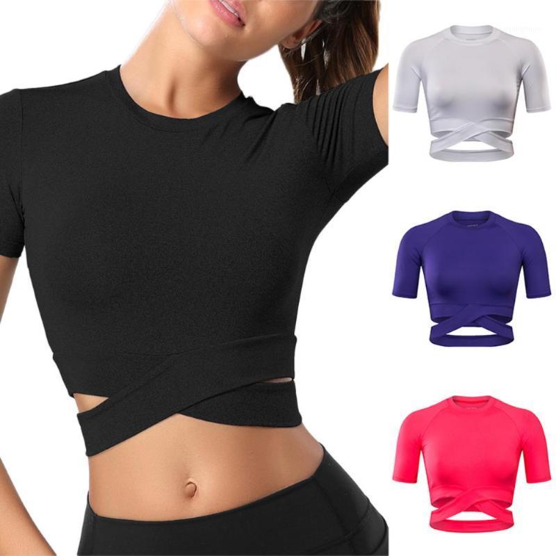 

Women Long Sleeve Running Shirts Sexy Exposed Navel Yoga T-shirts Solid Sports Shirts Quick Dry Fitness Gym Crop Tops1, Black