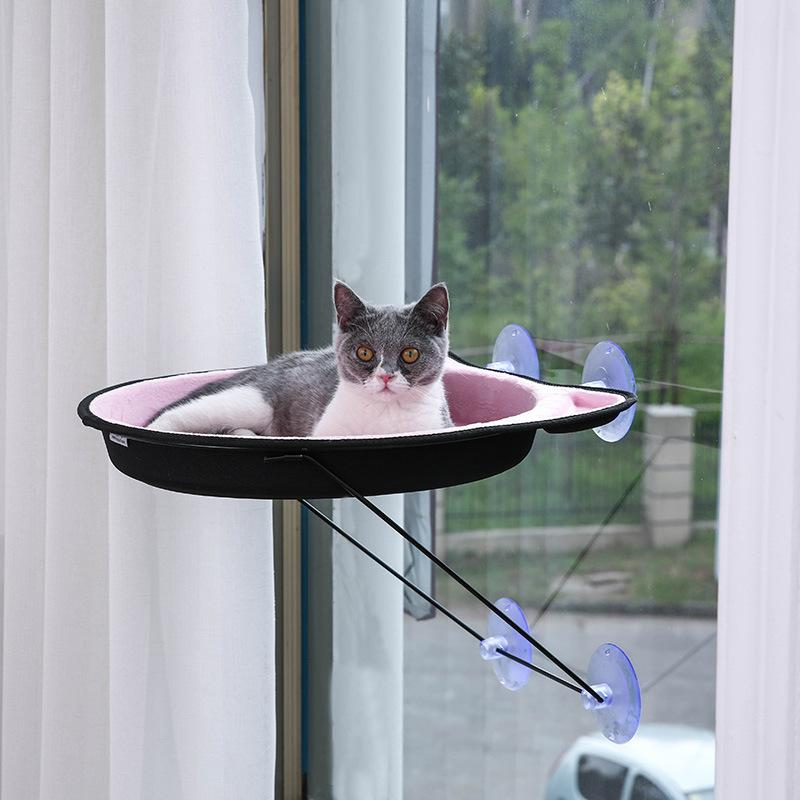 

Cute Pet Hanging Beds Cat Sunny Seat Window Mount Pet Cat Hammock Comfortable Bed EVA Soft Bed