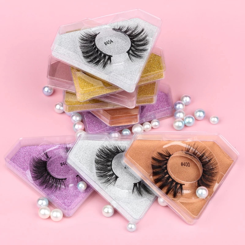 

Wholesale 3D Lashes Faux Mink Eyelashes Set Bulk Handmade Soft False Eyelash Package Natural Long Eye Fluffy Cils