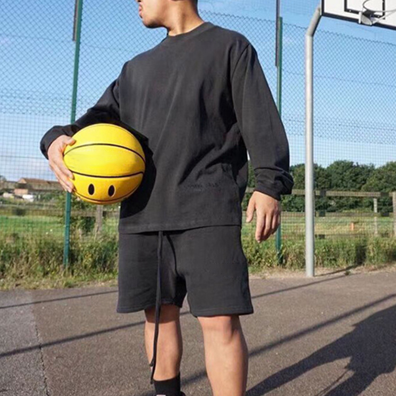 

Mens short pants high street drawstring elastic waist outdoor fitness sports leisure mesh breathable Pants 6 colors 23, Beige