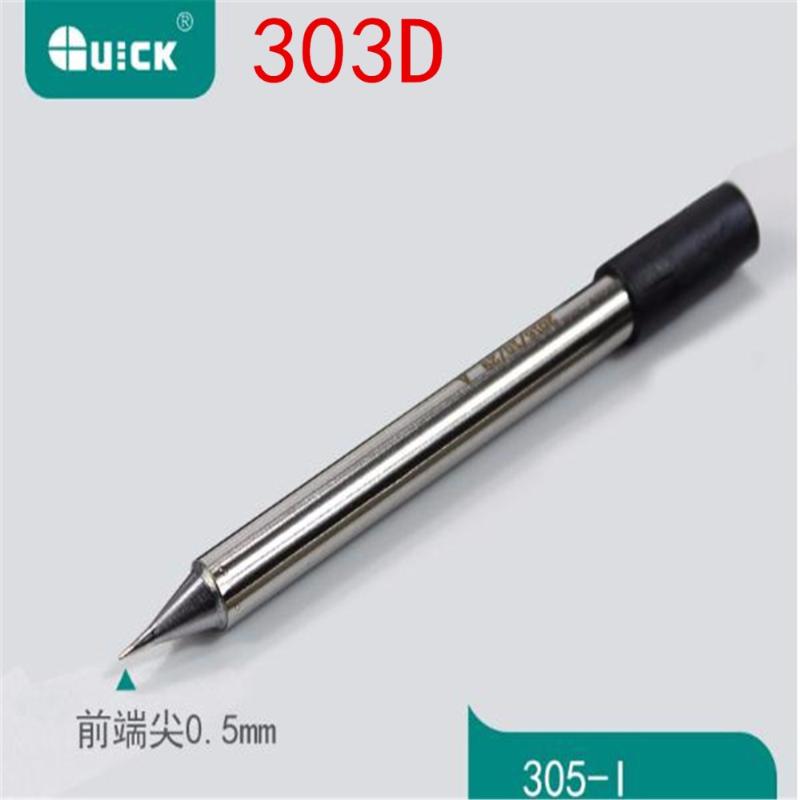 

Original Product QUICK303D Lead-Free Soldering Station Soldering Tips 305-K, 305-SK, 305-2C, 305-3C, 305-I, 305-J, 305-2.4D, Tip