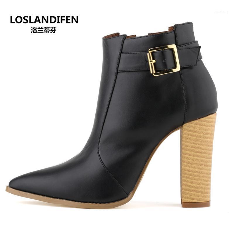 

Autumn and winter sexy 10 cm super high square heel women's boots, fashion PU material solid color big size women's boots 35-421, Red