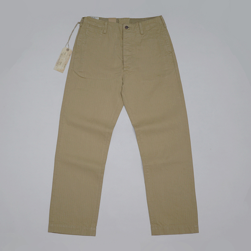

repro hbt official vintage savage pants military trousers of casual chink men relaxed khaki fit in straight line HDBI