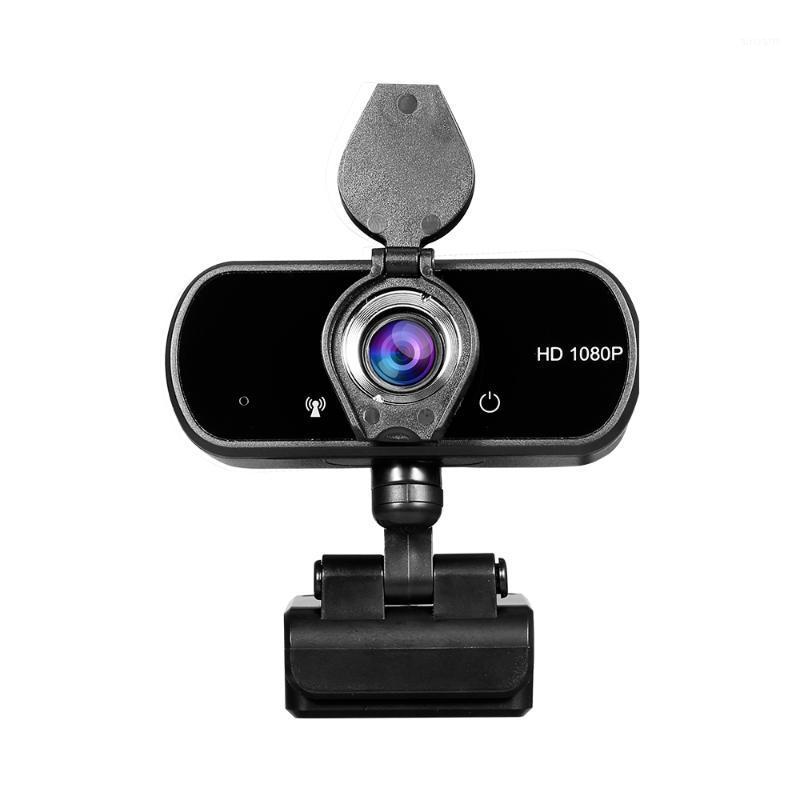 

USB Webcam 1080P HD with Privacy Cover Manual Focus Video Conference Camera Built-in Microphone web camera for pc Laptop Desktop1