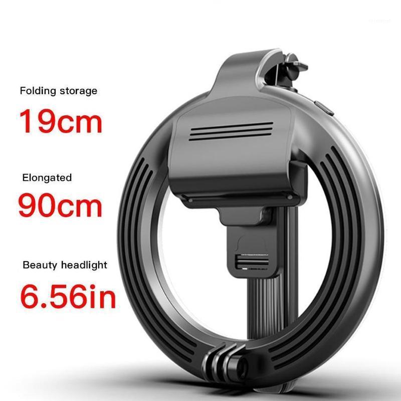 

4 In 1 New Selfie Ring Light Wireless Bluetooth Selfie Remote Mini Stick Tripod Stick With Extendable Handheld D6Q51