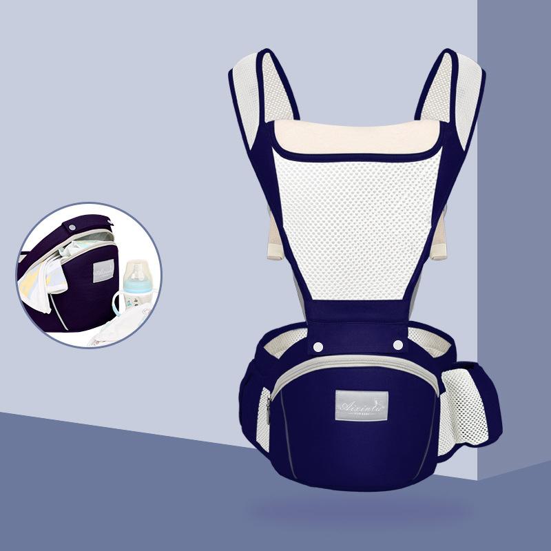 

New Ergonomic Baby Carrier Infant Kid Baby Hipseat Sling Front Facing Kangaroo Wrap Carrier for Travel 0-36 Months