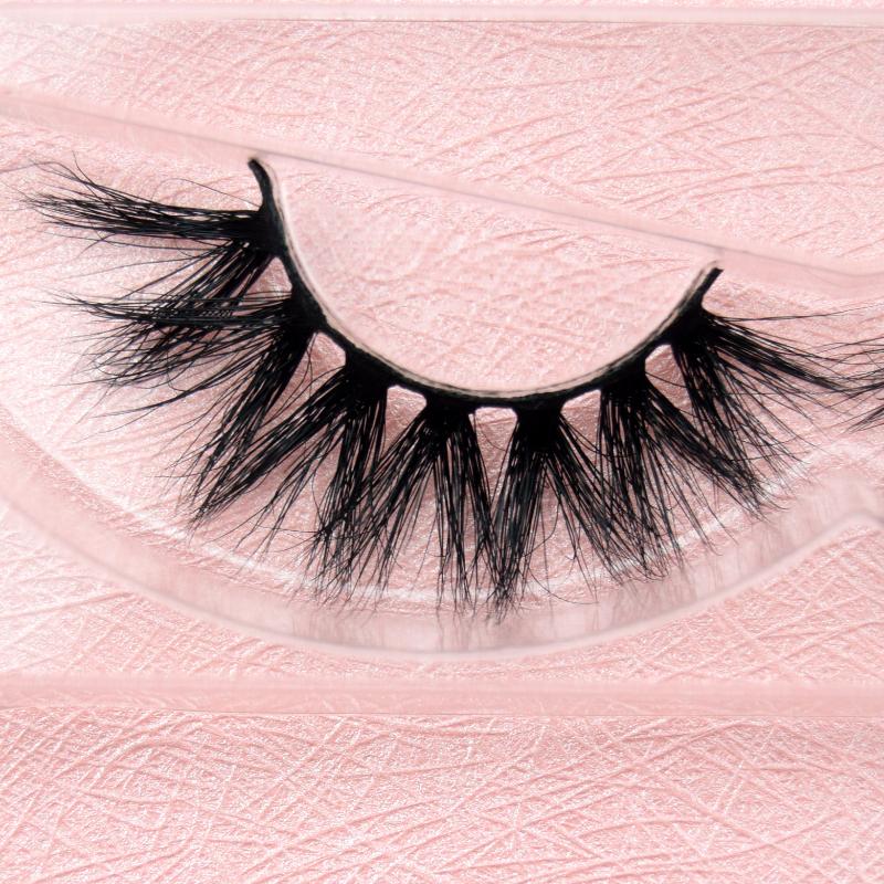 

visofree 1 pair 3d mink lashes wholesale 100% real Handmade crossing lashes individual strip thick lash E15