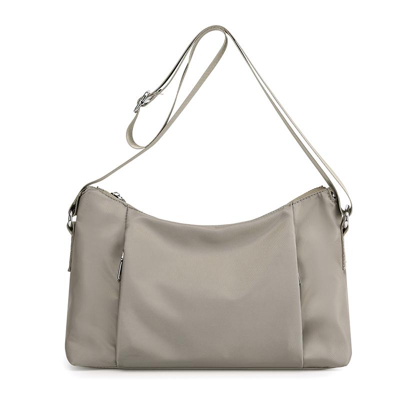 

Women's Nylon Shoulder bag Waterproof Crossbody Shopping Bag Female Multifunction Travel Handbag Ladies Messenger Women, Black