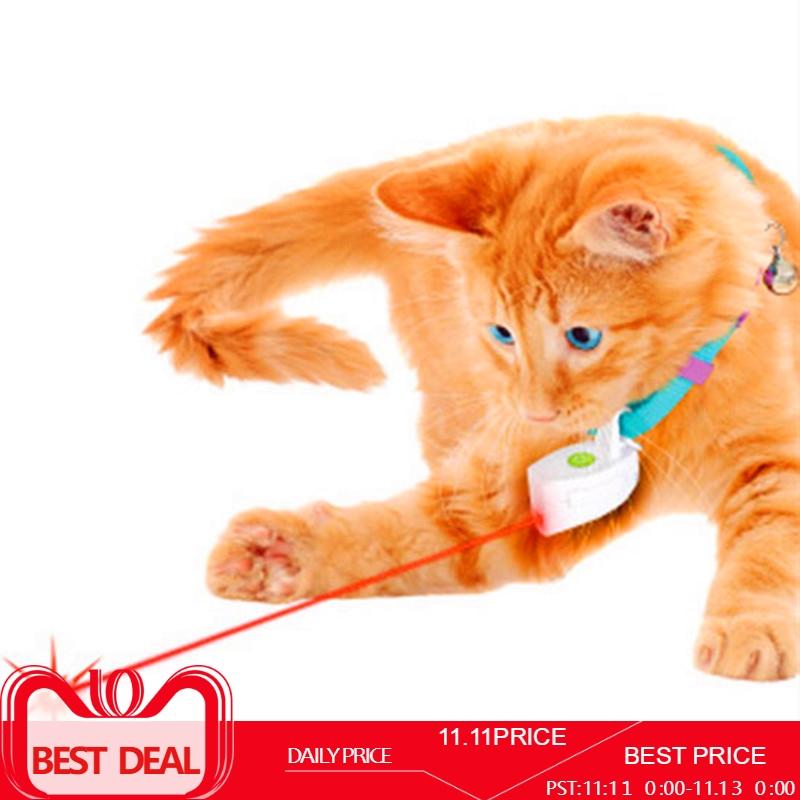 

Mini Laser Toy For Cats Toy Light LED Dog Pet Laser Pointer Cat LED Cat Training Tool With Collar Cheap Pet Supplies