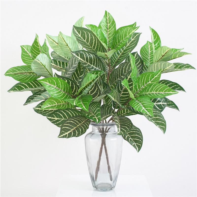 

Artificial Plant Leaf Wedding Photo Plant Leaves Decoration Wedding Home Office Fake Ornament1, 01
