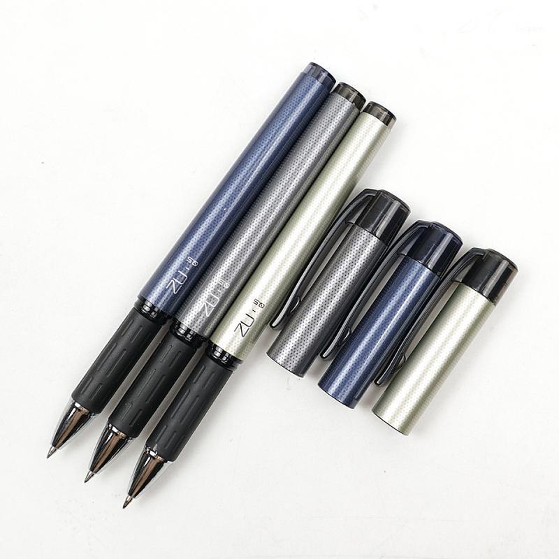 

3pcs/lot Kawaii Gel Pen 0.5 mm Black/Blue Ink Refill Gel Ink Pens Office School Writing Supplies Business Pens Promotional Gift1