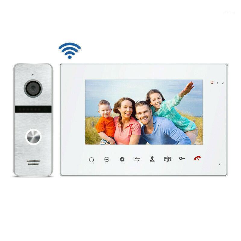 

Wired 720P AHD Tuya Smart Wi-Fi Video Door Phone Doorbell Intercom System IR Camera 7 inch Touch Recording Screen Free Shipping1