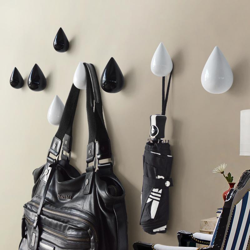 

Simple modern decoration hook creative drip hanging hook wall fitting room coat hat wall decoration