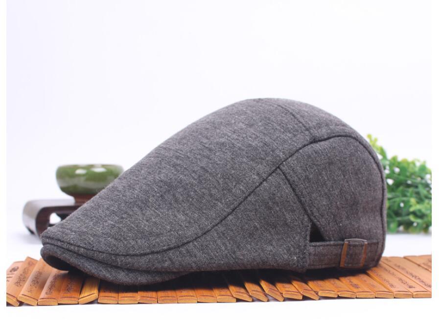 

free shipping Spring Autumn Unisex Ivy Caps Solid Color Plain Driver Gastby Cap Casual Flat Women Men Beret Caps