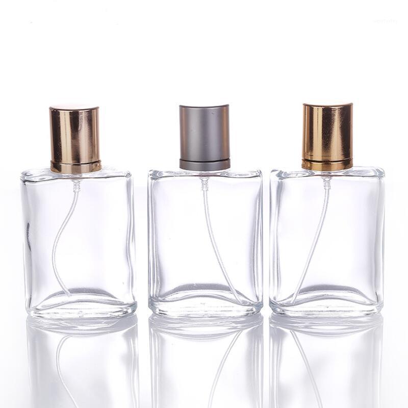 

Empty Gold Gray 30ml Glass Spray Perfume Bottles Travel Portable Cosmetic Containers Atomizer LX24691