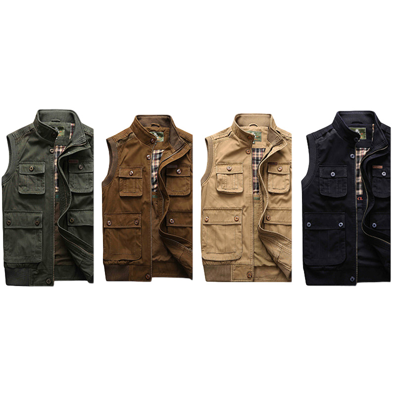 

Men bodywarmer vest chaleco mens vest online Comfortable and warm Winter protection many colors for sale, Brown