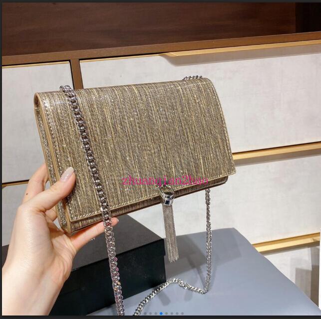 

luxurys designers bags womens quilted shoulder bag fashion chain genuine leather crossbody bag handbags purses black tote bag handbag 03, Gold