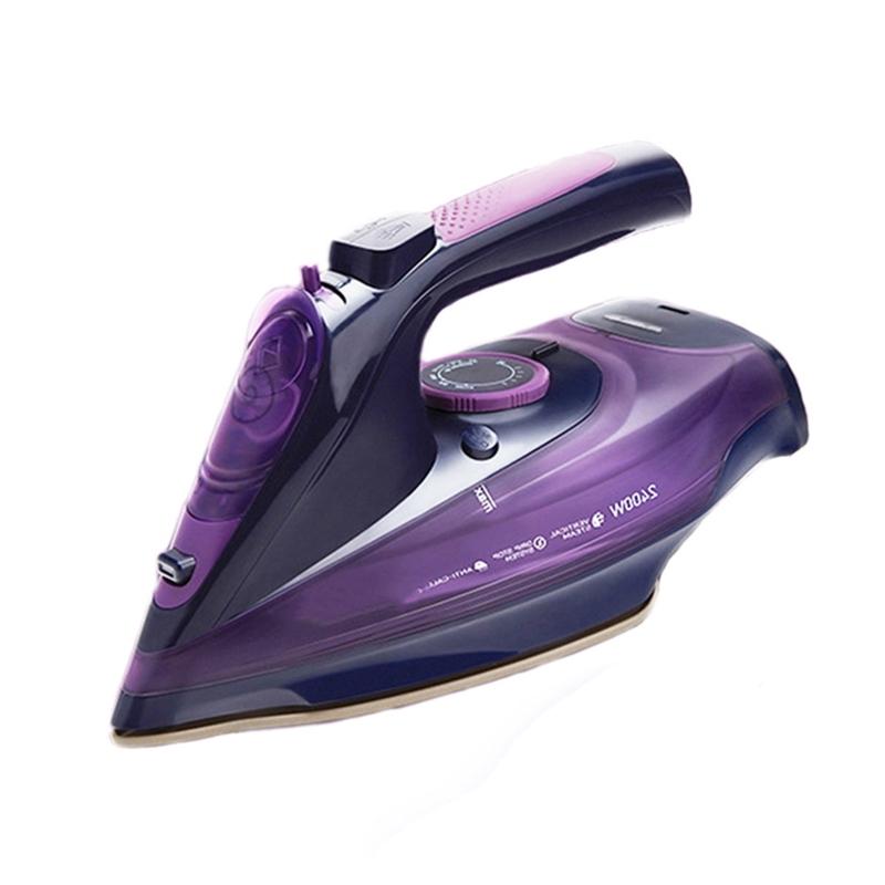 

Portable Household Hand-Held Electric Steam Iron with Soleplate Cordless Charging Adjustable Clothes Ironing Steamer