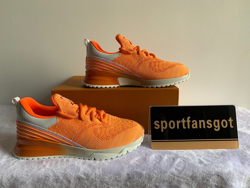 

2021 VNR pairs Runner shoes women men Sneakers White black knit Lace up Trainers running Shoes with box, L007