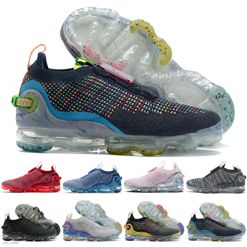 

Knit Running Shoes Men Women Summit White Pure Platinum Dark Grey Mens Womens Trainers Sports Sneakers Size 36-46, Color 7