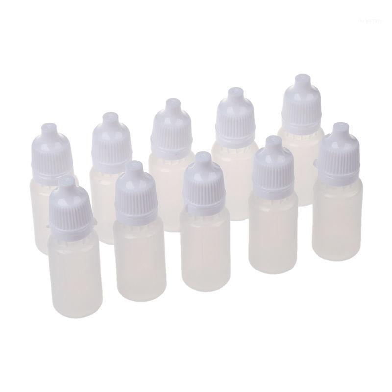 

10 Pcs 10 ML 1/3 OZ LDPE Plastic Childproof Dropper Bottles Oil Lotion1