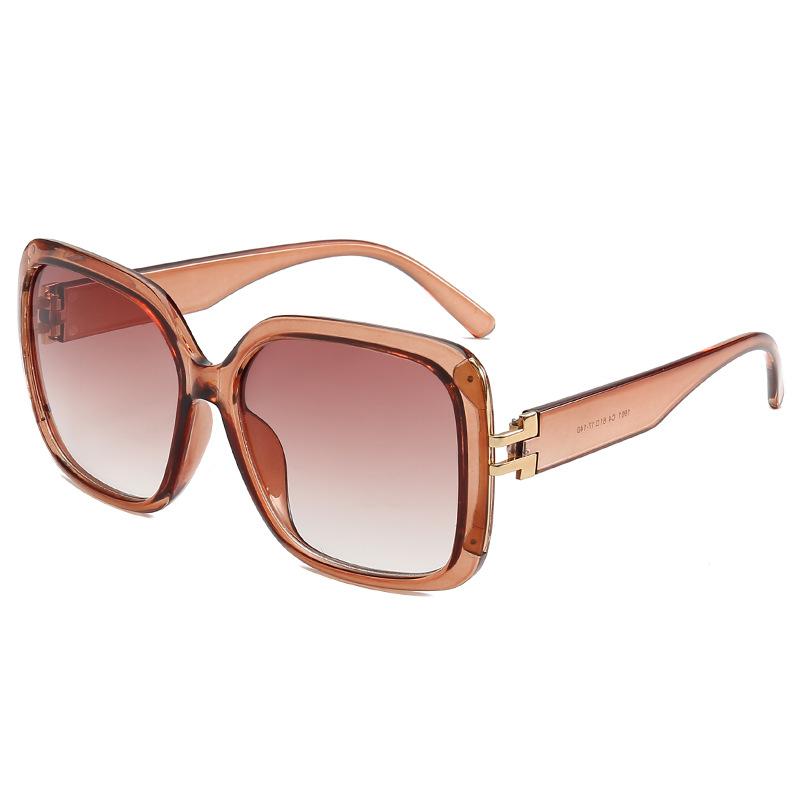 

Large Square Full Frame Women Sunglasses European and American Trend Fashion Sun Glasses for Woman Personality Gradient Oculos