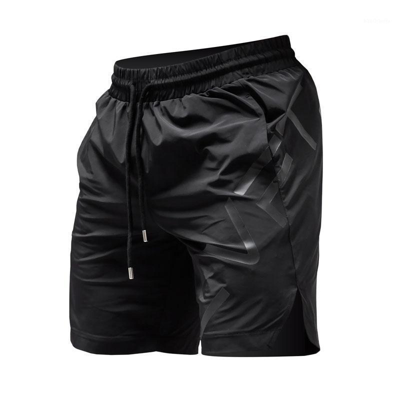 

Running Shorts Men Fitness Jogging Breathable Sport Basketball Shorts Gym Crossfit Soccer Mens Beach Sportswear1, Black