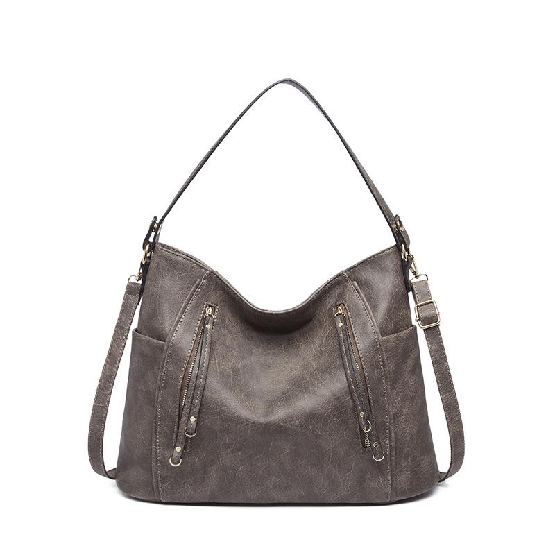 

Latest Models Bags For Women Handbags Retro Pattern Women Shoulder Bags New Pu Leather Casual Solid Crossbody, Black