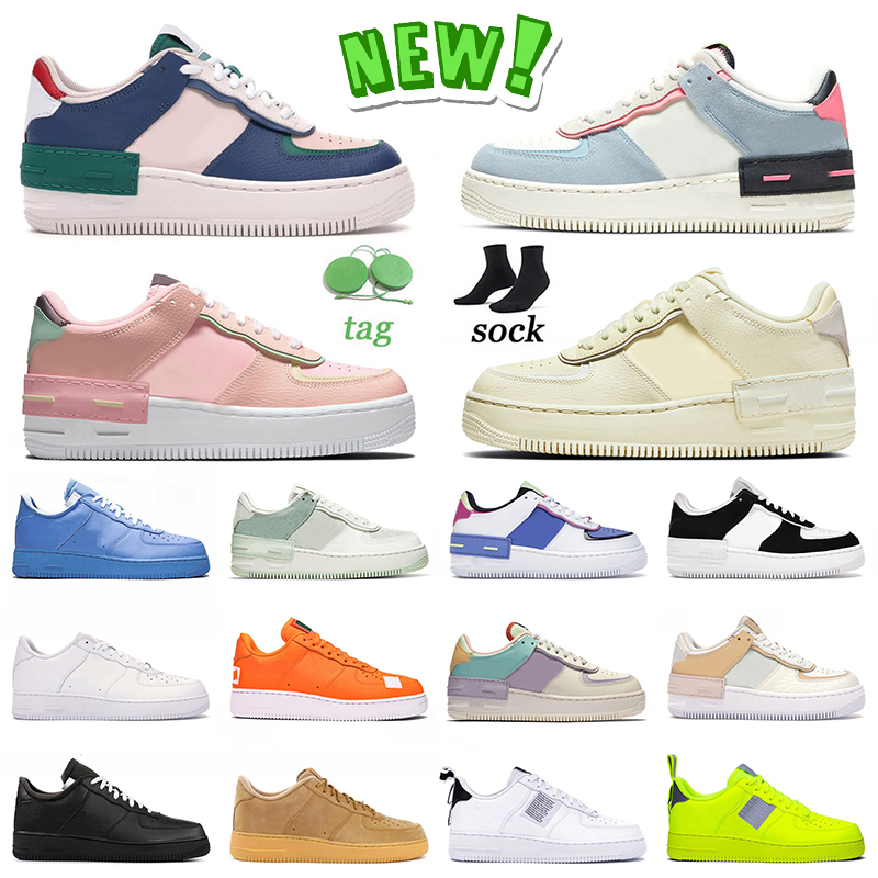 

2022 New Running Shoes One 1 Low Skate Sneakers Shadow Mystic Navy Sunset Pulse Arctic Punch Coconut Milk University Blue Wheat Utility Volt Mens Women Trainers 36-45, A36 36-40 barely green crimson tint