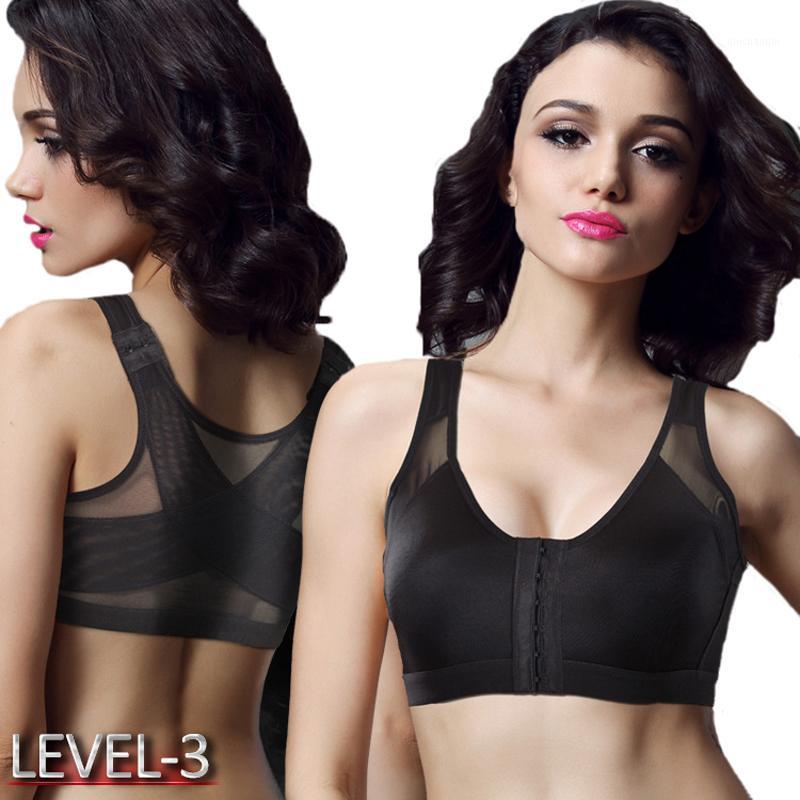 

New Mesh Trim Sporting Bra Women Fitness Shockproof High Support Bras Push Up Women Bra Breathable Padded Black Workout Tops1