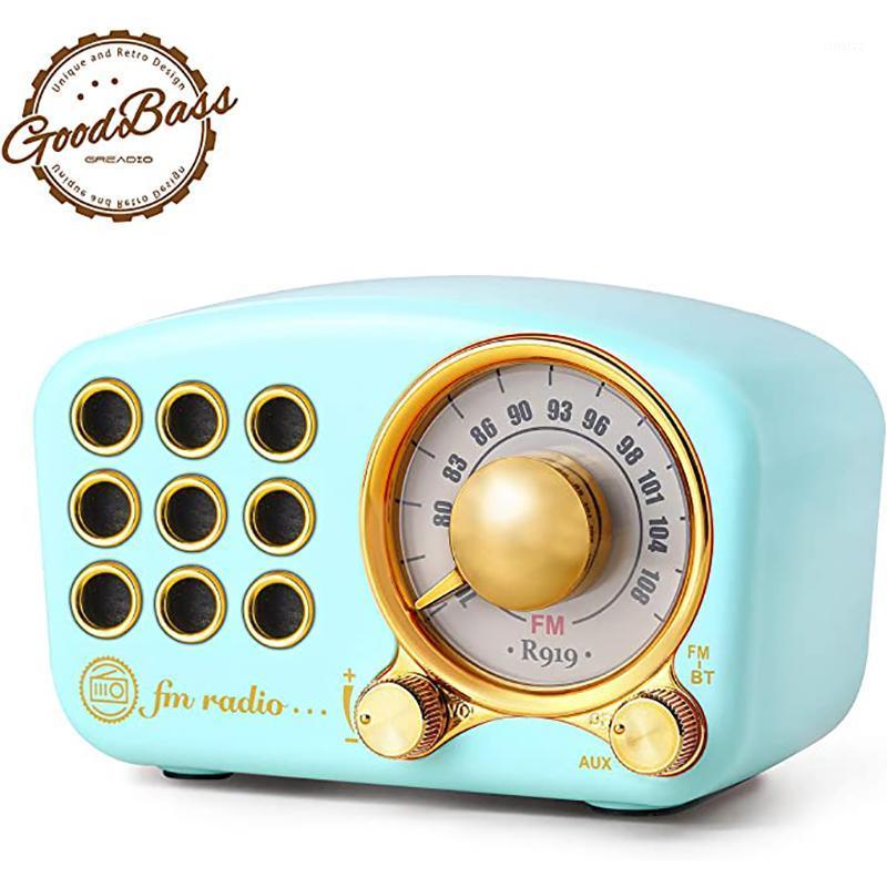 

Retro Wireless Bluetooth Speaker, 5W Stereo Sound, Bluetooth 4.2 Device with 8 Hours' Playback, Portable Speaker for Home1