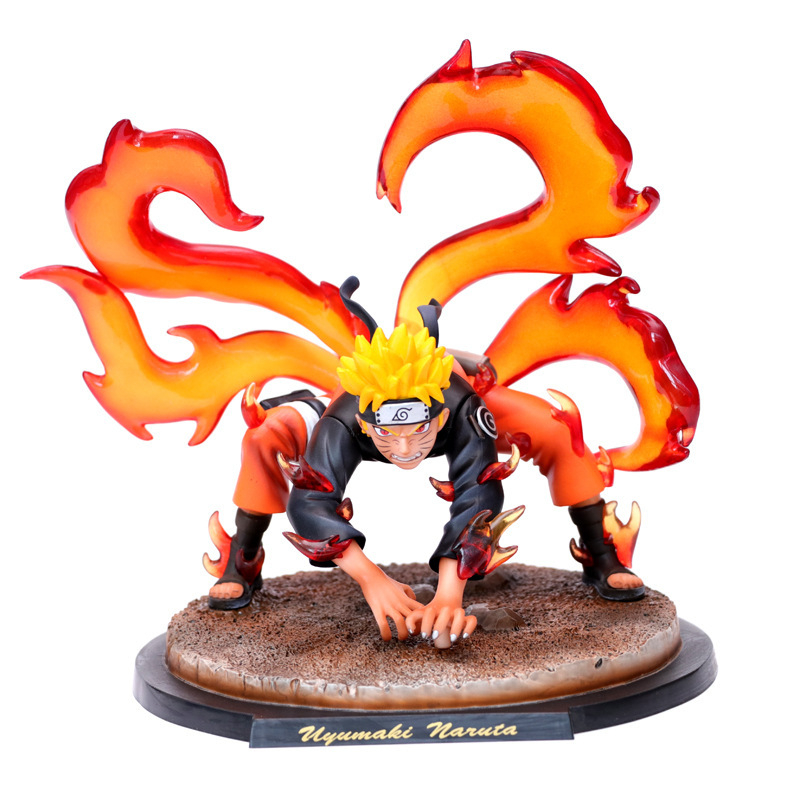 

Naruto Pvc Action Figure Statue Anime Naruto Shippuden Uzumaki Naruto Kurama Collectible Model Toy Figurine 20cm X0121, Without box