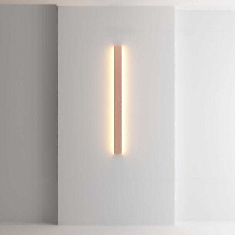 

Fashion Simple Rectangle Black Rose 130cm Gold Led Wall Lamp Bedside Sconces Light lamp Living Bathroom Indoor Aisle Light