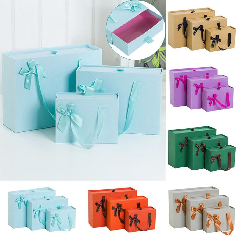 

Christmas High Quality Sweet Gift Box Beloved Valentine's Day Paper Gift Bag Creative Wedding Jewelry Box Packing