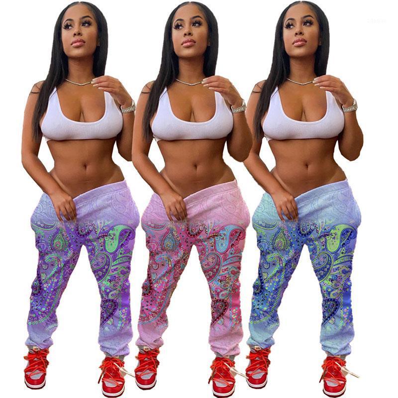 

ZKYZWX Lovely Cashew Print Lounge Trouser Mid Waist Straight Pants for Women Fashion Loose Elastic Street Fitness Hot Sweatpans1, Blue