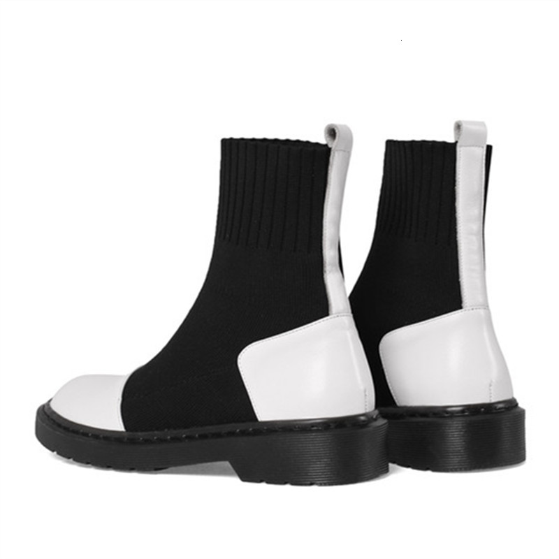 

2021 New Genuine Comfy Toe Heels Ladies'winter Shoes Boots for Women YSLO, White