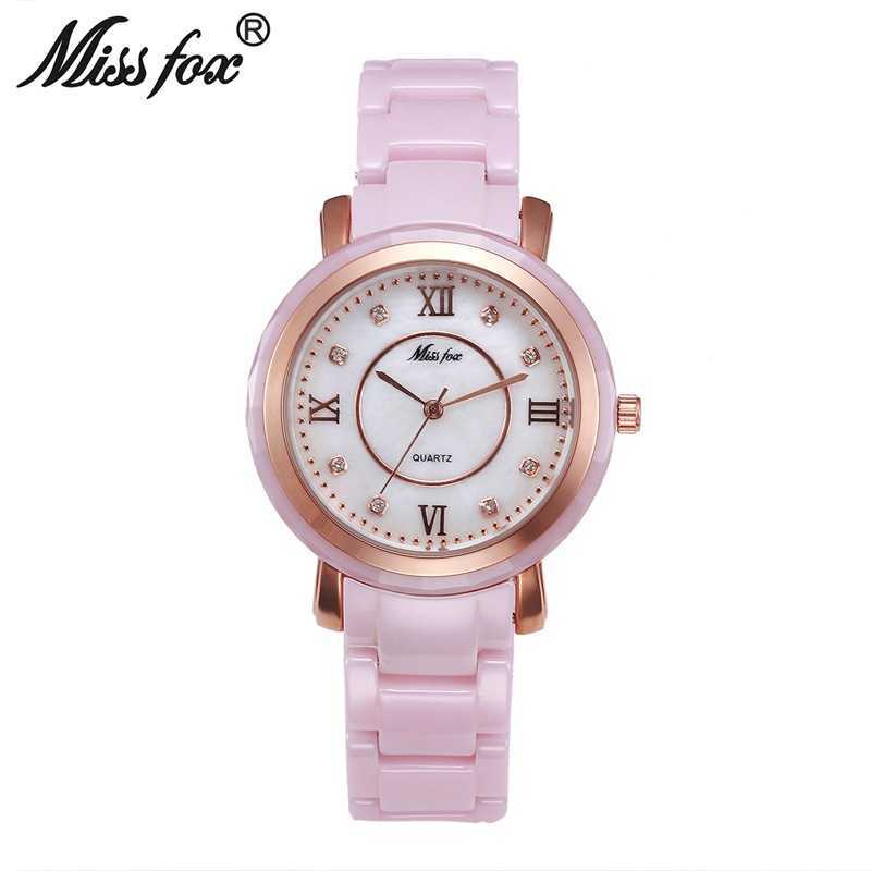 

Leisure Malishi alloy quartz watch ceramic circular spiral crown WATCH QUARTZ WATCH, Black gold frame