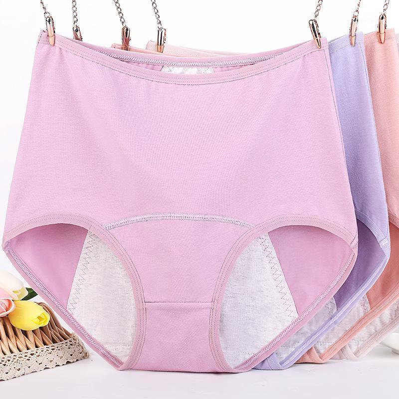 

Plus Size Period Underwear Leak-Proof Menstrual Briefs Cotton Panties Women's Lingerie Physiological Underpants Female Intimates1, 1pc black