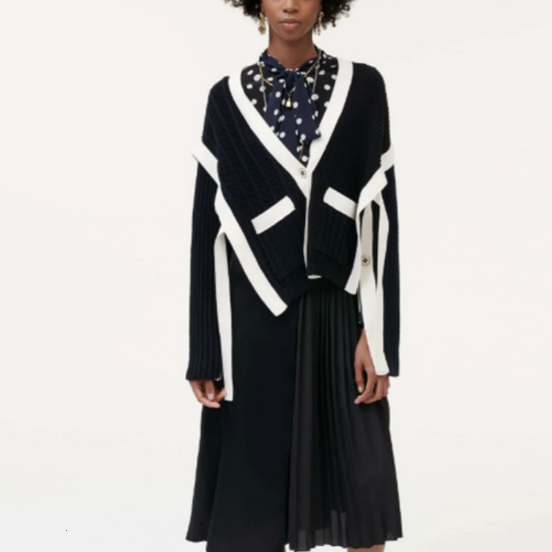 

New Three Parts Outfits Women Runs Dots Get Out Knit Cardigan Split Mrs. Elegant Suit Ebth, Blouse