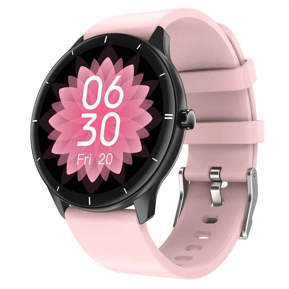 

Q21 new style 1.28 round screen 180mah dynamic heart rate body temperature monitoring custom dial fashion smart watch a25