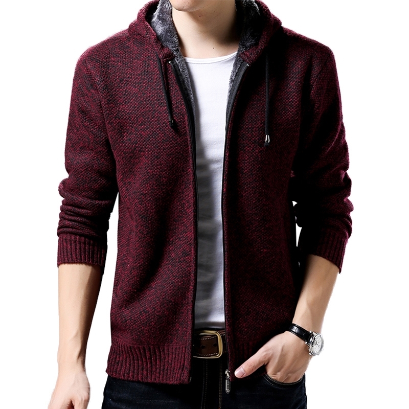 Arrival Zipper Coat Casual Jacket Men Outdoors Fashion Clothes Thick Men's Coats Mens Outerwear Hooded Jackets For Man 1458 201118Z